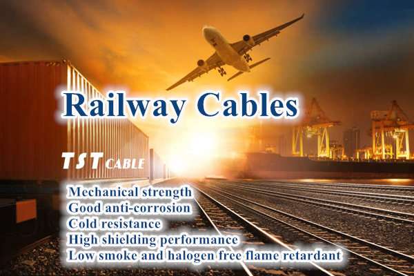 Railroad digital signal cable