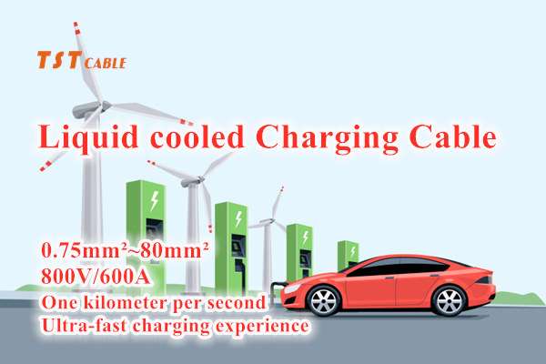 liquid cooled DC/EV charging cable