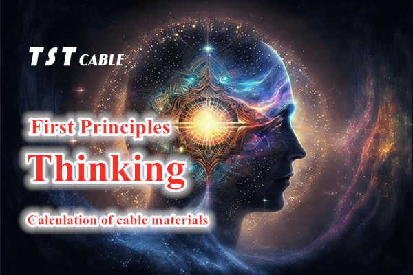 Customized cables: First principles simulation and calculation of cable material properties